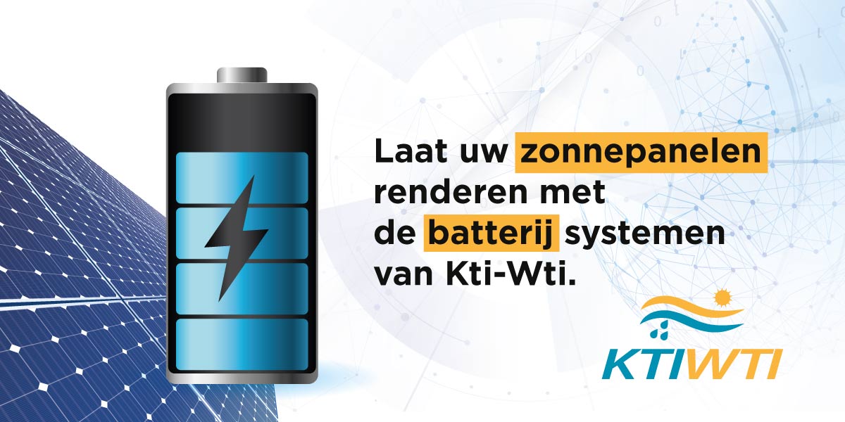 Wild Vegen Prijs Batterij opslag voor zonnepanelen – Kti-Wti
